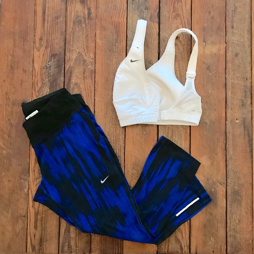 NIKE Running Capri Pant AND Nike Sports Bra